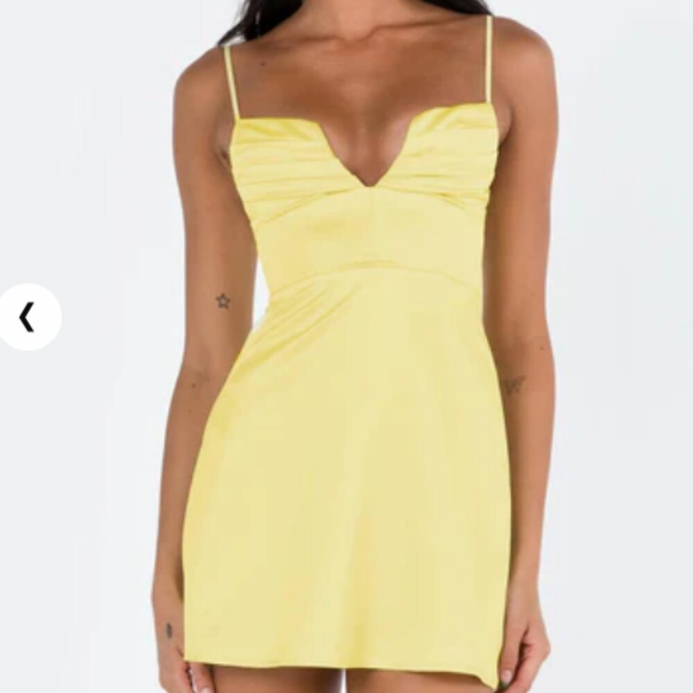 Princess Polly Yellow Mini Dress
